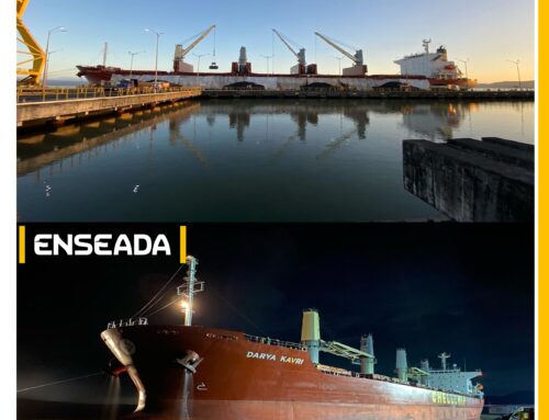 On November 14th , TUP Enseada completed the second unloading operations of Metallurgical Coke for the customer Ferbasa.